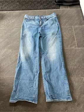 J Crew Classic Full Length Wide-Leg Light Blue Women's Jeans 29 Petite